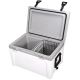 SVOPES Rolling Ice Chest Cooler Cart 52 qt. Portable Beverage Cooler with Wheels, Bottle Opener, FDA Listed
