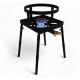 GASONE High Pressure Portable Propane Burner Grill in Black with Wok Ring