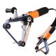 SKYSHALO Pipe Tube Polisher Sander, 1000 W Pipe Belt Sander with 6 Variable Speeds 1100-3200 rpm for Burnishing Finishing Rust