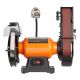 VEVOR 8 in. Bench Grinder with 2 x 28 in. Belt Sander Combo, Bench Grinder Sanderfor Metalworking Sharpening Grinding