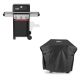 Weber Spirit E-310 3-Burner Liquid Propane Gas Grill in Black with Grill Cover
