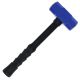 Nupla 2 lbs. Soft Face Safety Steel Sledge Hammer with Durable 14 in. Ergo Power Fiberglass Handle and Non-Slip Super Grip
