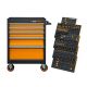 GEARWRENCH MEGAMOD 26 in. W x 18 in. D 5-Drawer Rolling Tool Chest with Impact Socket and Accessory Set in Foam Trays (247-Piece)