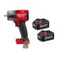 Milwaukee M18 FUEL GEN-2 18V Lith-Ion Mid Torque Brushless Cordless 3/8 in. Impact Wrench w/ (2) High Output 6.0 Ah Battery Pack