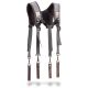 VETO PRO PAC Adjustable Gray Nylon Tool Belt Suspenders