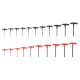 TEKTON Flat End Hex T-Handle Key Set, 21-Piece (5/64-3/8 in., 2-10 mm)