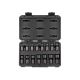 TEKTON 3/8 in. Drive 6-Point Universal Joint Impact Socket Set with Case, 15-Piece (1/4-1 in. )