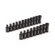 TEKTON 3/8 in. Drive 6-Point Universal Joint Impact Socket Set, 21-Piece (5/16-3/4 in. 8-19 mm)