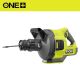 RYOBI ONE+ 18V Cordless Drain Auger with 35 ft Cable, LED Light, Auto Feed/Retract, Cable Lock, Enclosed Drum (Tool Only)
