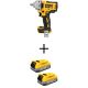 DEWALT 20V MAX XR Lithium-Ion Cordless 1/2 in. Impact Wrench with (2) 20V MAX POWERSTACK Compact Lithium-Ion Batteries