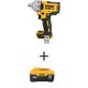 DEWALT 20V MAX Lithium-Ion Cordless 1/2 in. Impact Wrench with 20V MAX Premium Lithium-Ion 6.0Ah Battery Pack