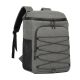 Unbranded Multi-purpose 21.6 qt. 30 Cans Backpack Beverage Jug Chest Soft-Side Cooler in Gray