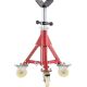 SKYSHALO Pipe Stand, Pipe Jack Stand, V Head Pipe Stand Adjustable Height 20-37 in. Pipe Jack Stands with Casters 882 lbs.