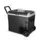 Justincity 53 qt. Electric Cooler Portable 12 Volt Refrigerator with 110-240V AC and Wheels for Camping Boat Travel Black