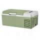 Justincity 15.8 qt. Portable 12v Refrigerator with 12/24V DC and 110/240V AC, Electric Cooler Green