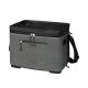 Unbranded 29 qt. Portable Insulated Soft-Side Cooler Bag with 4-Cup Holders and Removable Hard Line-Black with Gray