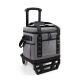 Unbranded Portable 30 qt. Collapsible Rolling Soft Side Cooler Reinforced All Terrain Cart with Wheels for On the Go Ease Gray