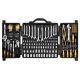 VEVOR 207-Piece Mechanics Tool Set, 1/4 in. 3/8 in. 1/2 in. Drive Sockets, SAE and Metric Mechanic Tool Kit with Bits