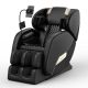 Noble House Elowen Black PU Leather Power Motorized Zero Gravity Reclining Massage Chair with Full Body Air Pressure