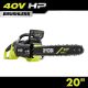 RYOBI 40V HP Brushless 20 in. Battery Cordless Electric Chainsaw (Tool Only)