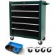 Damodpoy 5 Drawers Rolling Tool Chest w/Wheels, Portable Rolling Tool Box on Wheels, Tool Chest Organizer for Garage, Green