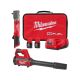 Milwaukee M12 FUEL 12V Lithium-Ion Brushless Cordless 3/8 in. Right Angle Impact Wrench Kit w Two 2.0 Ah Batteries & Spot Blower