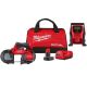 Milwaukee M12 FUEL 12V Lithium-Ion Cordless Compact Band Saw XC Kit with One 4.0 Ah Battery, Charger, Bag & M12 Compact Inflator