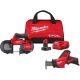 Milwaukee M12 FUEL 12V Lithium-Ion Cordless Compact Band Saw XC Kit with One 4.0 Ah Battery, Charger, Bag & M12 Recip Saw