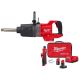 Milwaukee M18 FUEL 18V Lithium-Ion Brushless Cordless 1 in. Impact Wrench Extended Reach D-Handle with M12 Tire Buffer Kit