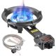 Unbranded Portable Propane Burner, 13 in. Single Propane Burner, Grill in Black Cast Iron Propane Burner, Great For Outdoor Wok