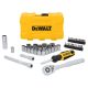 DEWALT 3/8 in. Drive SAE and Metric Mechanics Tool Set (50-Piece) with Carrier Included
