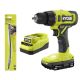 RYOBI ONE+ 18V Cordless 1/2 in. Drill/Driver Kit with 1.5 Ah Battery, Charger, and 11 in. Flexible Shaft Bit Holder