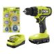 RYOBI ONE+ 18V Cordless 1/2 in. Drill/Driver Kit with 1.5 Ah Battery, Charger, and Wire Wheel Assortment Set (6-Piece)