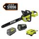 RYOBI 40V HP Brushless 20 in. Battery Chainsaw with 8.0 Ah Battery, 8.0 Ah EDGE Battery and Rapid Charger