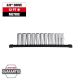 Milwaukee 3/8 in. Drive Metric 12-Point Deep Well Socket Set (12-Piece)