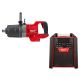 Milwaukee M18 FUEL 18V Lithium-Ion Brushless Cordless 1 in. Impact Wrench with D-Handle & Jobsite Radio/Charger