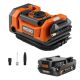 RIDGID 18V Cordless Dual Function Inflator Kit with 2 Ah Battery and Charger