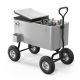 VINGLI 80 qt. Wagon Rolling Cooler Ice Chest with Long Handle and 10 in. Wheels, Portable Patio Party Bar Cold Drink Beverage