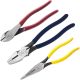 EKIEUDL 3-Piece Plier Set 9 in. Linesman Plier, 8 in. Long Nose Plier, 8 in. Diagonal Side Cutter with Induction Hardened Knives