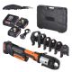 SKYSHALO ProPress Tool, 18-Volt Electric Pipe Crimping Tool for 1/2 in., 3/4 in., 1 in., 1 1/4 in., 1 1/2 in., 2 in. Copper Pipes