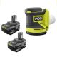 RYOBI ONE+ 18V Lithium-Ion 4.0 Ah Battery (2-Pack) with FREE 18V ONE+ Cordless 5 in. Random Orbit Sander