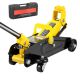 SKYSHALO Low Profile Floor Jack 1.5 T (3300 lbs.), Heavy Duty Iron Hydraulic Racing Floor Jack, Hydraulic Car Jack, Single Piston