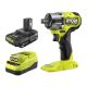 RYOBI ONE+ HP 18V Brushless Cordless Compact 1/2 in. Impact Wrench Kit with 2.0 Ah Battery and Charger