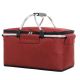 Justincity 20 qt. Large Insulated Foldable Soft-Side Cooler Bag for Outdoor Camping, Picnic, Travel in Red