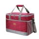 Justincity 34 qt. Soft-Side Cooler Bag with Hard Liner Insulated Picnic Lunch Bag for Camping and Outdoor Activities in Red
