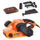 SKYSHALO 7 AMP Belt Sander, 3 in. x 21 in. Belt Sanders for Woodworking with 6-Speeds 152-320 m/min, Bench Corded Sander Machine