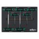 Wiha SoftGrip Dual Drive Torx Key T-Handle (7-Piece) Tray Set