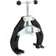 SKYSHALO Pipe Clamp 2 to 6 in. High Strength Ultra Clamp with Quick Acting Screws, Steel Pipe Alignment Tool Black