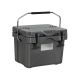 Unbranded 16 qt. Portable Insulated Ice Cooler with 24-Can Capacity, Leakproof, 4-Day Cold, Lockable and 2-Cup Holders in Gray