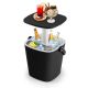 Kadehome 16 qt. Patio Cooler with Bottle Opener and Lift Top Lid for Camping Poolside